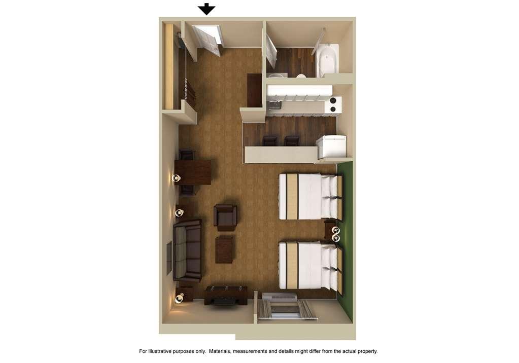 Extended Stay America Select Suites - Memphis - Cordova Zimmer foto